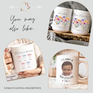 From Son To Mom Gift Idea Birthday Personalized Mug Kid Gift For Mom Gift To Mom From Adult Son Custom Photo Mug Adult Child to Mum Gift image 9