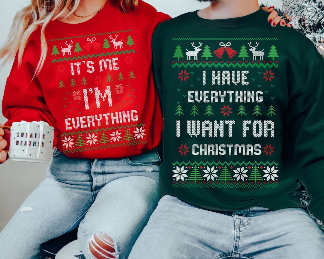 Ugly Matching Christmas Sweater 