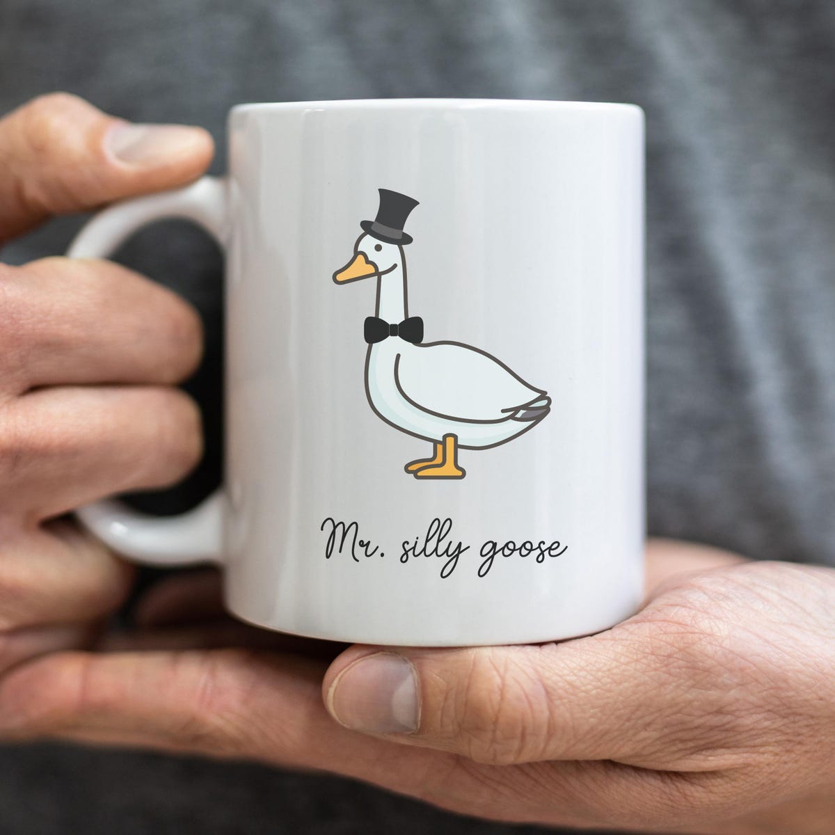 Mr. and Mrs Silly Goose Wedding Mug Engagement Coffee Mug Funny Newlywed Gift For Couples Husband to be Gift for him Fiancée Present For Her