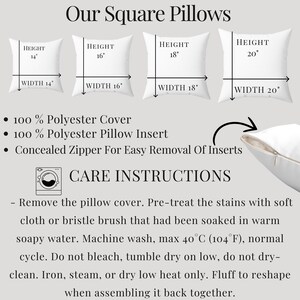 Winter Trees Minimalist Pillow Cover Cozy Winter Decor Farmhouse Decor Forest Tree Pillow Rustic Living Room Gift Cozy Winter Throw Pillow image 4