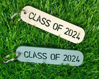 Class Of 2024 Keyring, End Of Year Class Gift, Teacher Gift, School Class Leaver, Student/Pupil Gift, Keyring, Long Style