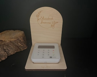Personalised Card Reader Stand: Square, SumUp, QR Code, Craft Fair POS, Logo