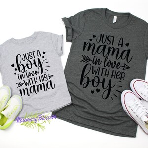 Mommy and Boy Shirt, Matching Mommy and Me Outfit, Baby Boy, Baby Shower Gift for New Mom, New Baby,  Valentines Day, Mothers Day Outfit