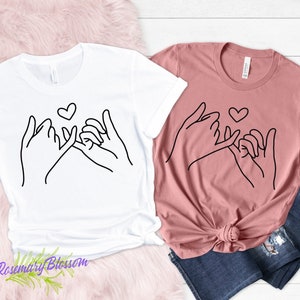 Best Friend Promise Shirt, Friend Heart, Best Friends Shirt for Woman, Best Friend Gift, Are Sisters Shirt, Birthday Gift for Best Friend