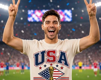 USA World Cup 2026 Shirts for Kids, Toddler, Men and Women, Soccer, Canada, Mexico, Spain, Germany, France, Sweden,Norway
