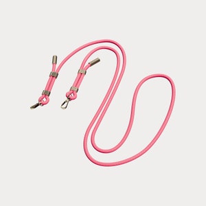 Pink &quot;FLOWER&quot; Strap - Detachable Lanyard for Keebos Crossbody Phone Case