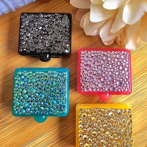 Rhinestone Pill Box