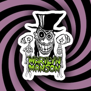 T-Shirt Donna Fruit Of The Loom &ndash; 'Come Marilyn Manson I Fun' &ndash; Cotone, Manica Corta