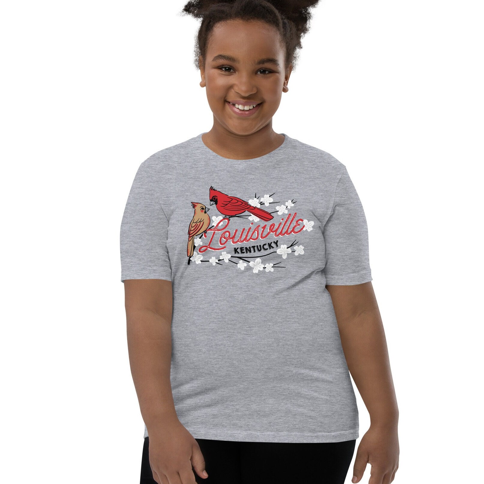 SeriouslySweetCo Louisville Shirt Kids | Louisville Cardinal T-Shirt | Kentucky Shirt | City T-Shirt | Louisville Gift