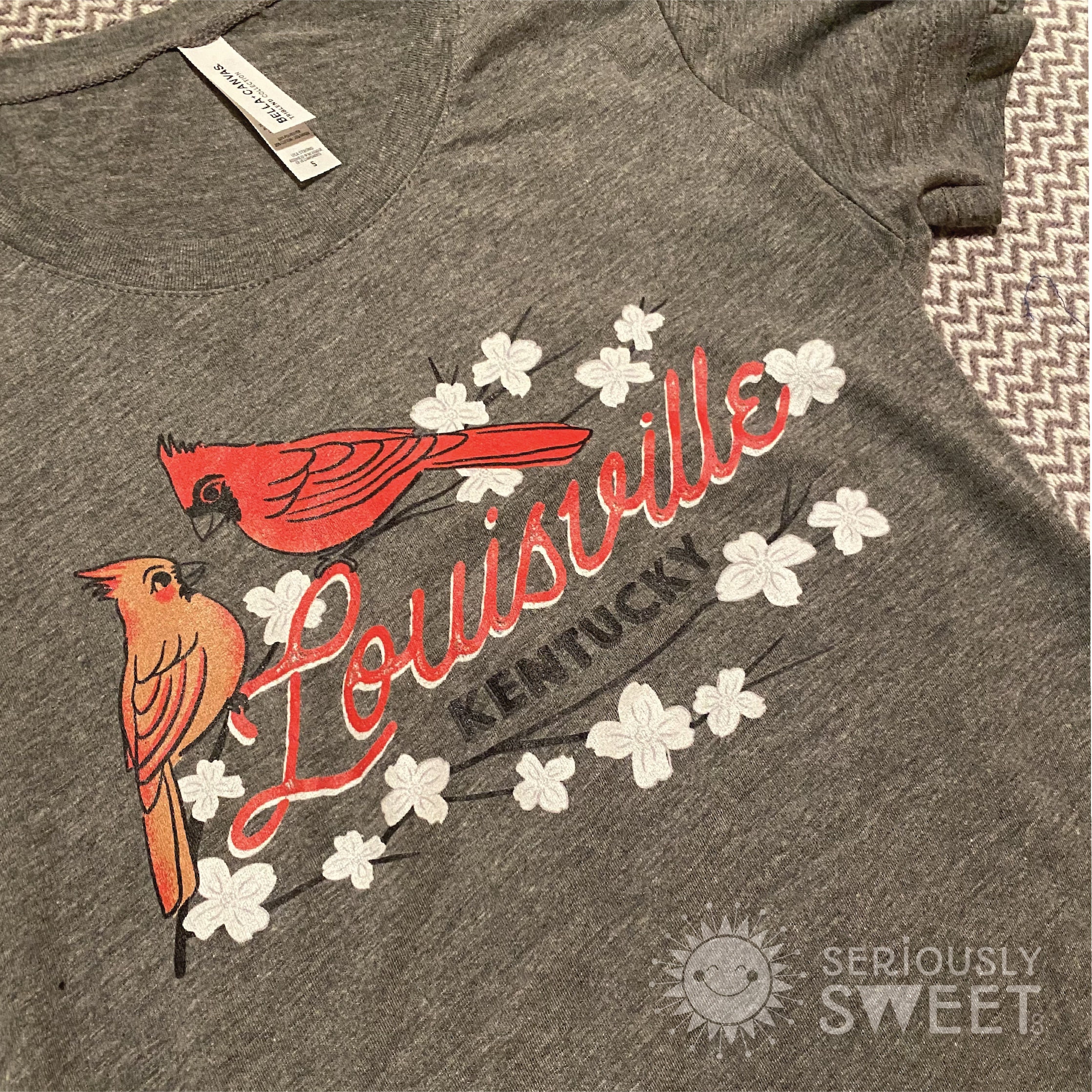 SeriouslySweetCo Louisville Shirt Kids | Louisville Cardinal T-Shirt | Kentucky Shirt | City T-Shirt | Louisville Gift