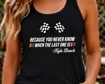 Kyle Busch Tribute Tank Top, Racing Legend Memorial Top, RIP Rowdy Tank, Racing Tank, Racing Fan Gift, Legend Tank Top