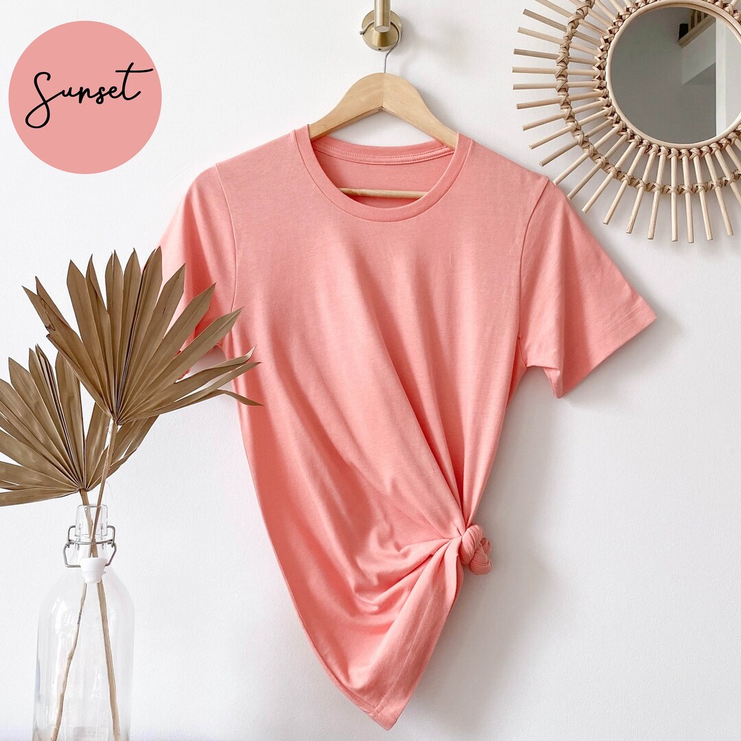 Blank Bella Canvas Shirt, Bella Canvas Blank Shirt, Soft Worn Unisex T ...