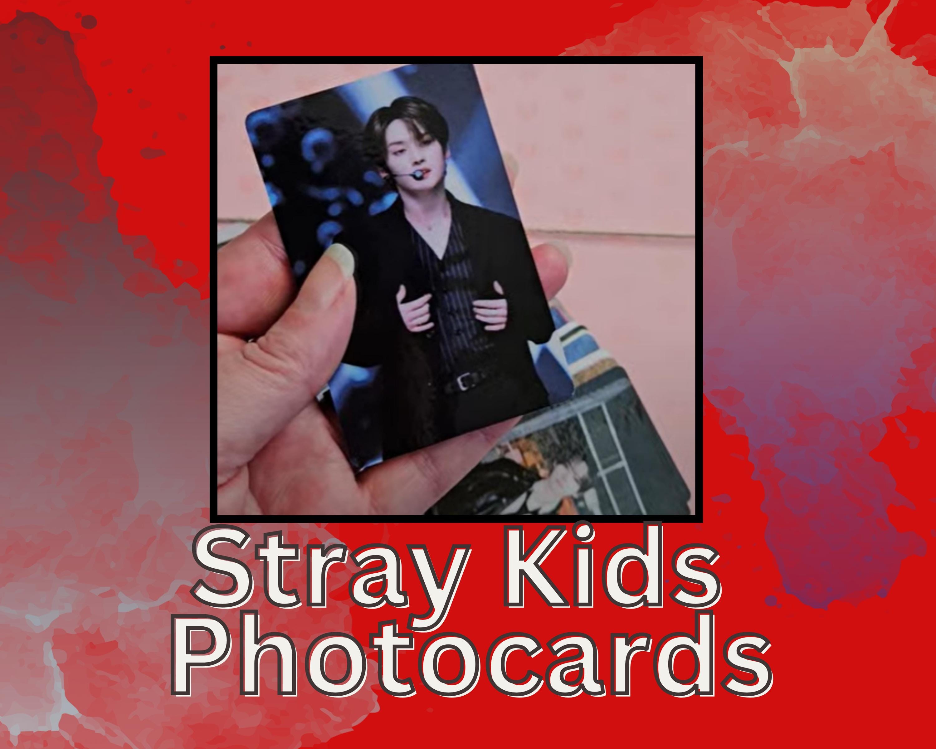 UNOFFICIAL Fan-Made Stray Kids Individual Members Photocards  (I.N., Lee Know, and Seungmin)