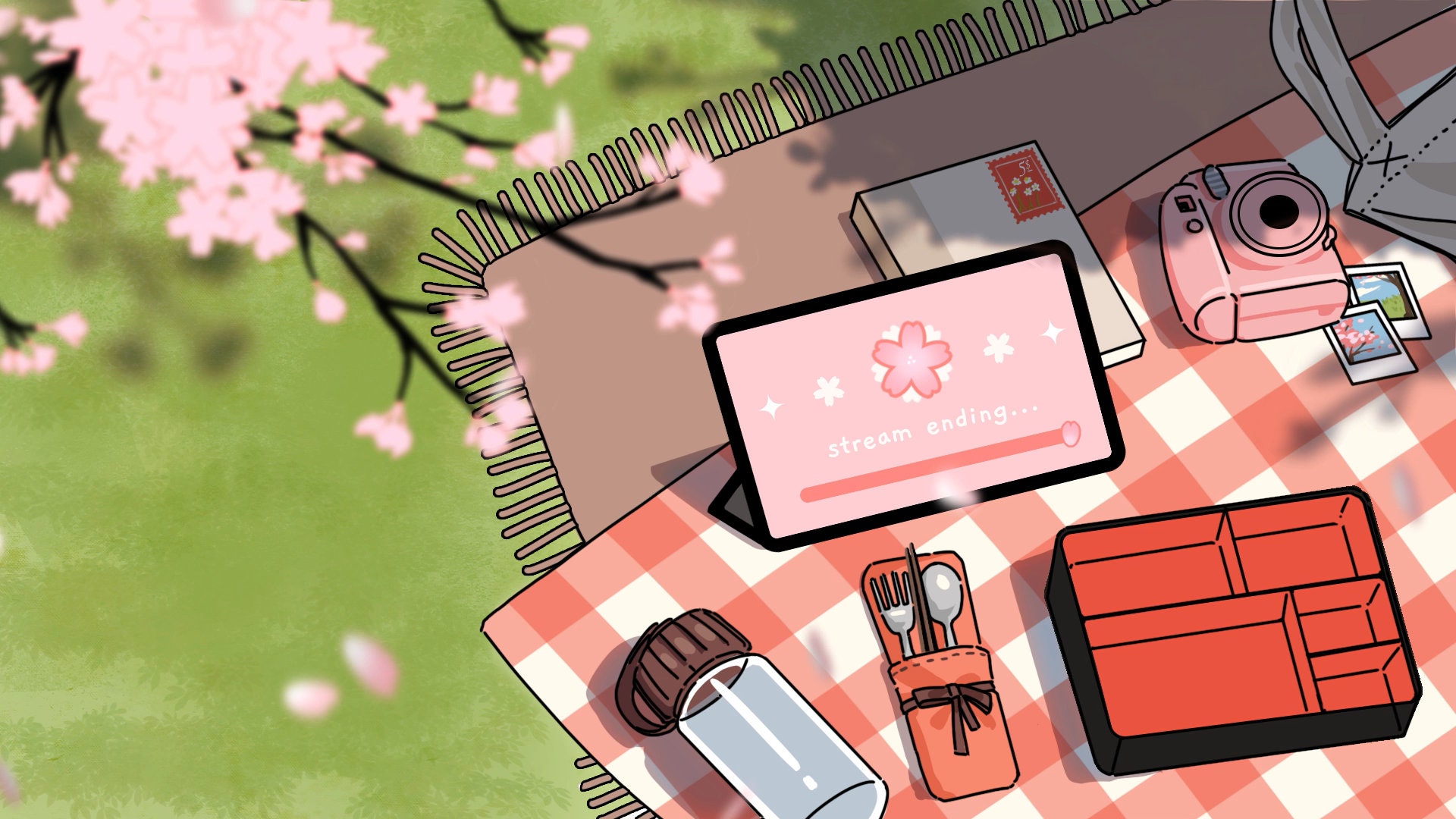 Sakura Spring Streaming Scenes Starting BRB Ending - Etsy