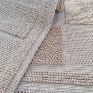 Anti Slip Recycled Cotton bath Mat washable cotton rug turkish rug kitchen rug cotton area rug