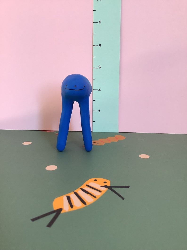 Desk Buddy Mini Figurine Etsy