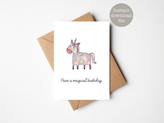 Magical Unicorn Printable Birthday - Il 570xN.3762926053 N31i 