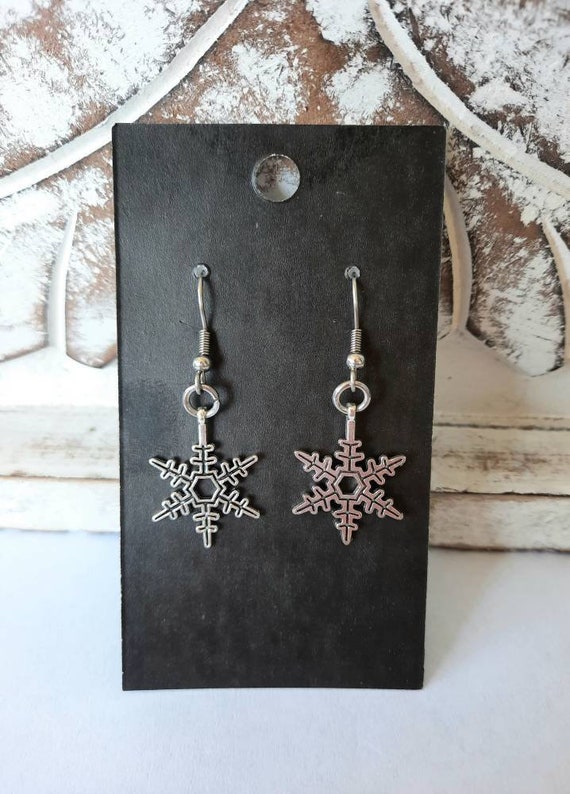Etsy clearance snowflake earrings