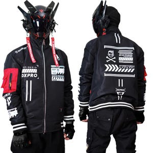 Veste Zephyrs Cyberstreet, Cybernetic Series - Veste cyberpunk, veste cyber street, veste tactique homme femme, université Japon