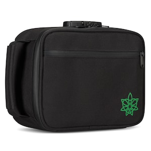 Stashbox Smell Proof Bag with Lock by Elder Millennial | Combination Lock, 100% Odor Proof Stash Case Container, Stash Box Stoner Gift