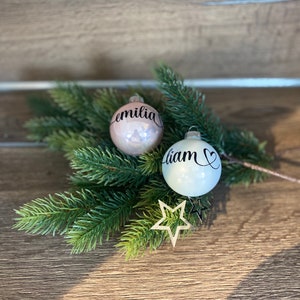 Christmas ball 6 cm, personalized