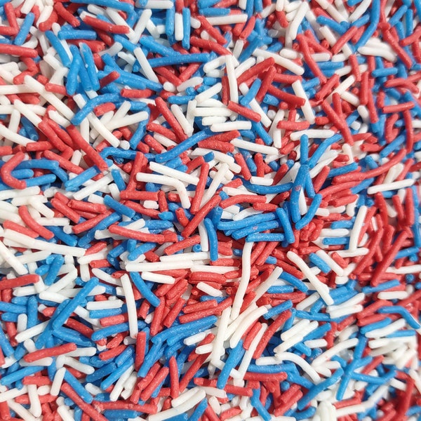 Red, White, & Blue 4th of July Independence Day Sprinkles/Jimmies