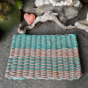 Multi Pattern - Handwoven Reclaimed Crab Pot Rope Doormat