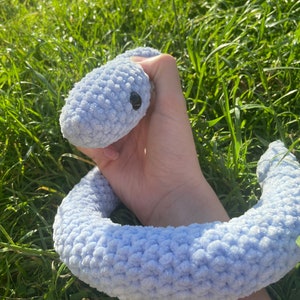 handmade crochet snake, snake plushie, birthdays, cute plushie, baby shower, customisable, thank you gift, christmas gift