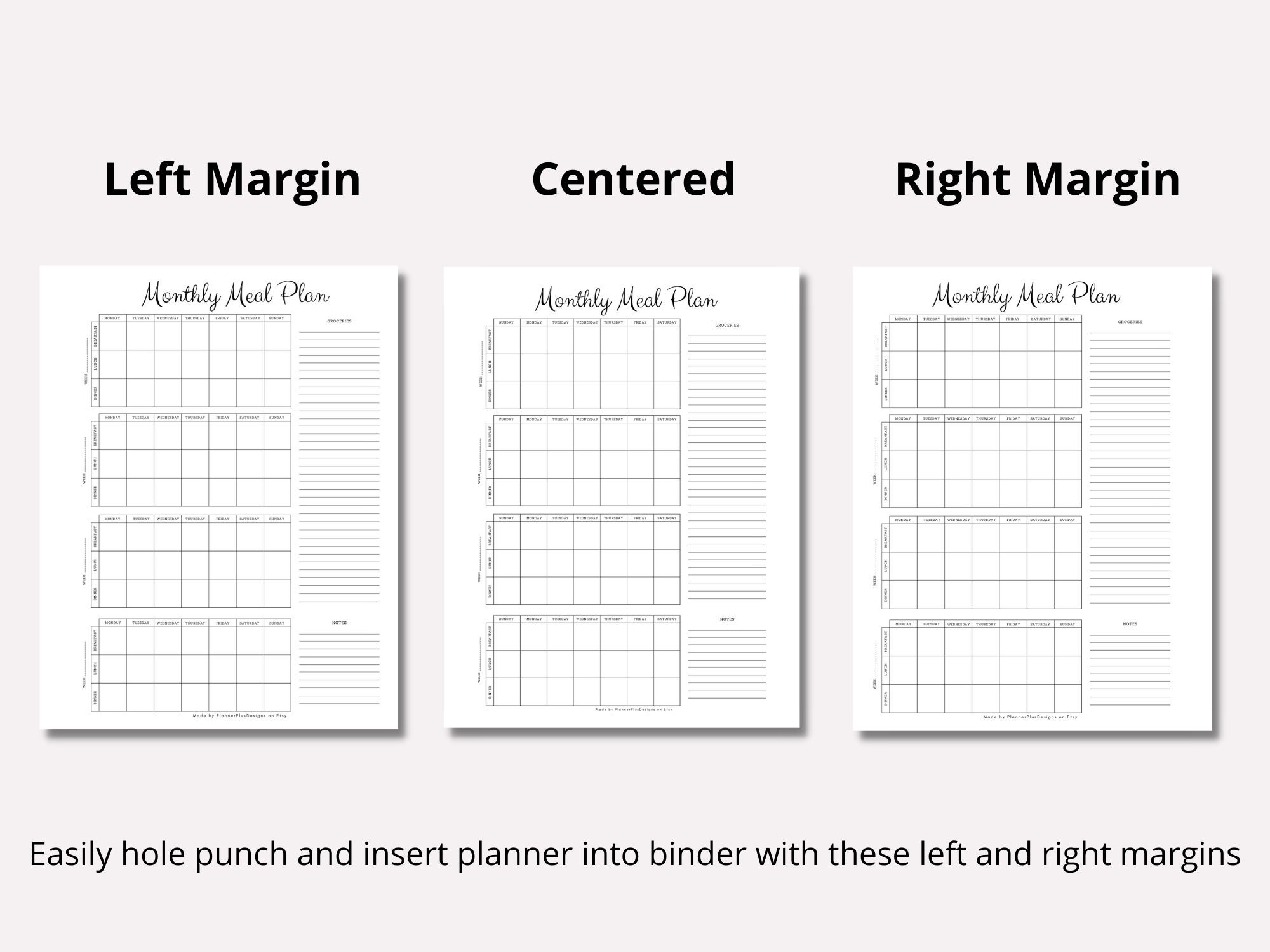 monthly-meal-plan-printable-monthly-meal-planner-groceries-etsy