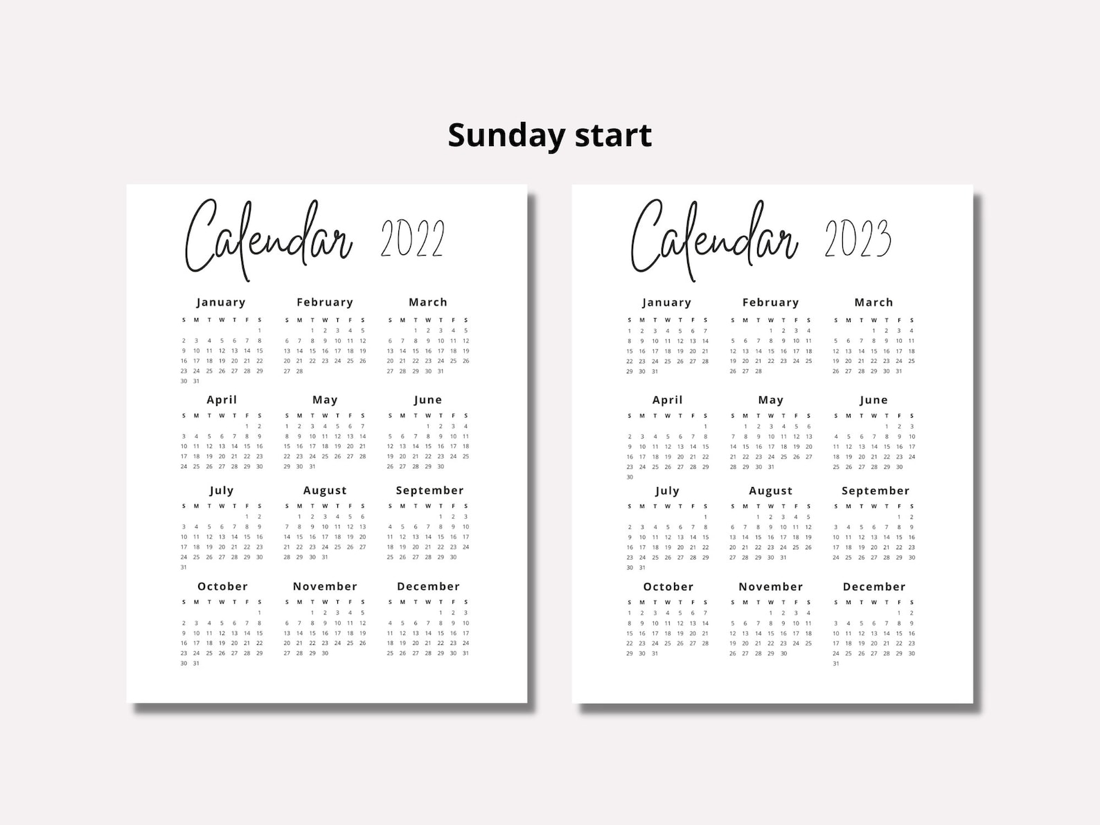 2022-2023-year-calendar-printable-yearly-wall-calendar-year-etsy