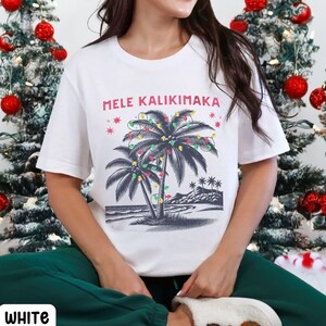 Mele kalikimaka shirt, aloha de mele, mele kalikimaka tee, hawaii christmas, tropical christmas, hawaiian christmas, coastal christmas gift