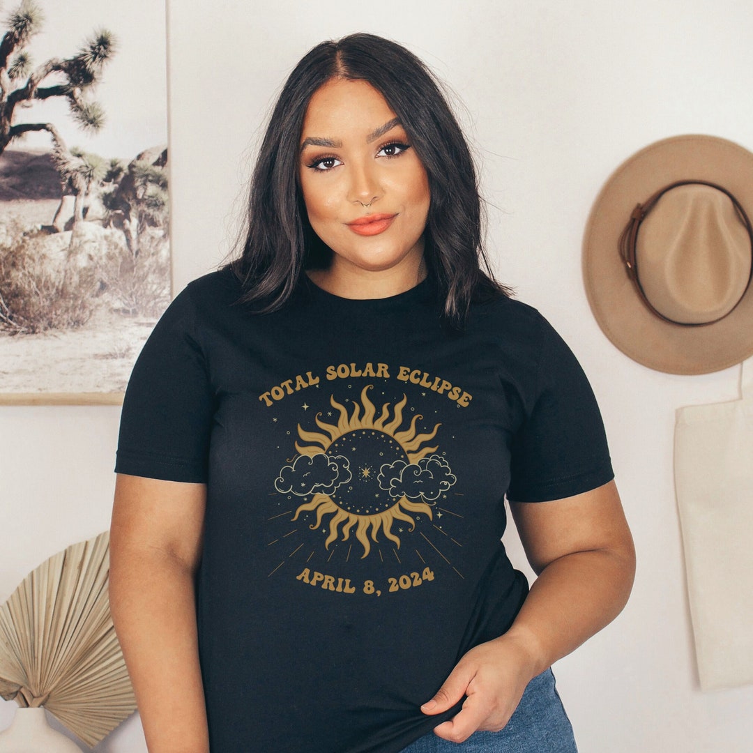 Total Solar Eclipse 2024 Solar Eclipse Family Shirt April Etsy