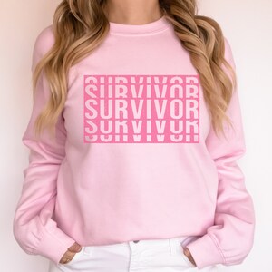 Breast Cancer Survivor Sweatshirt, boho Survivor Shirt,  Retro Cancer Survivor Sweathirt,  Cancer Shrit,  Survivor Shirt