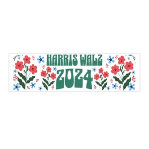 Harris Walz 2024, harris walz 2024 Bumper Stickers, vote for democracy car sticker, kamala Harris for president bumper sticker,  Harris 2024