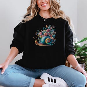 Go at your own pace sweatshirt, Snail sweatshirt, garden snail, gardener sweatshirt, gift for gardener, nature lover shirt