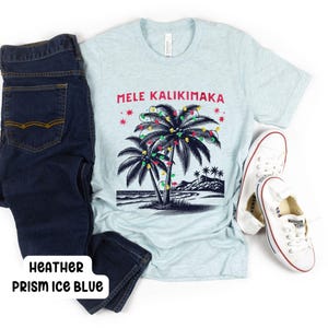 Mele kalikimaka shirt, aloha de mele, mele kalikimaka tee, hawaii christmas, tropical christmas, hawaiian christmas, coastal christmas gift