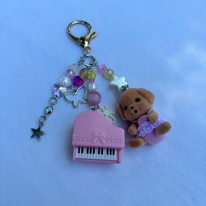 Calico critter keychain | aesthetic keychain, juminocore, statement keychain, Heisei retro, gachapon, Japanese keychain