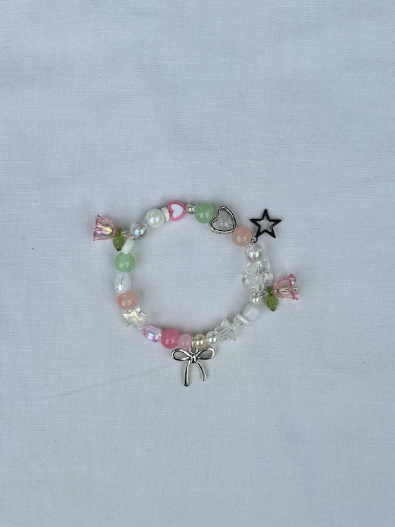 Aesthetic Charm Bracelet Cute Charm Bracelets, Dainty Charm