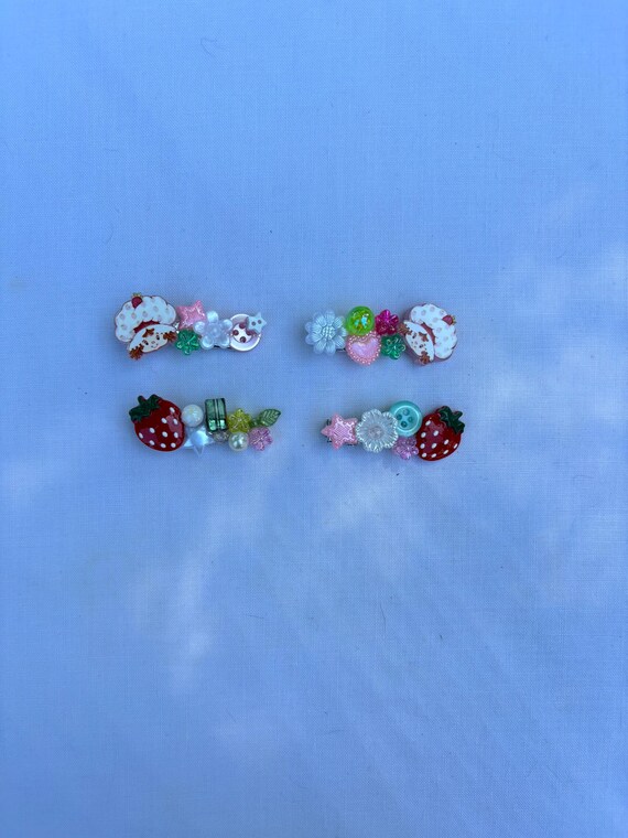 Handmade Beaded Hair Clip: Y2K Boho Hippie Style - Etsy display picture 3
