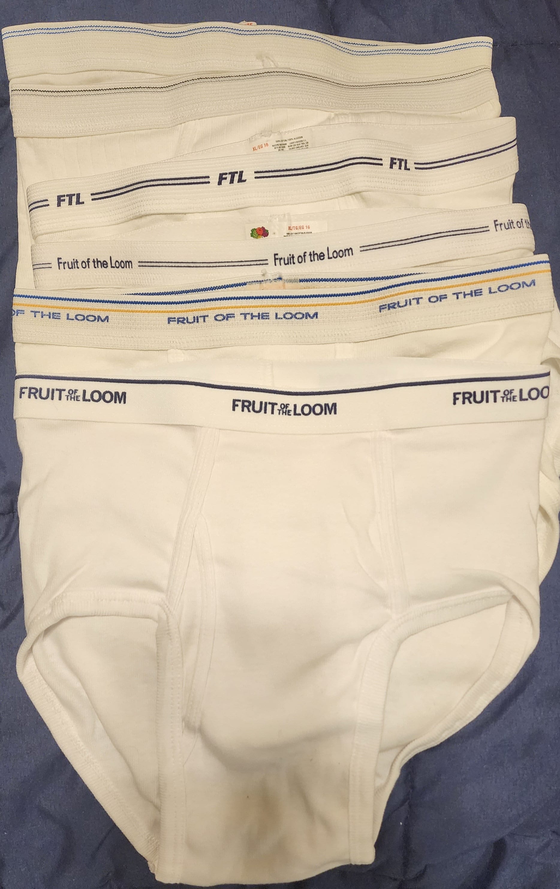 Hanes Rare Vtg Cotton Tanga Bikini Briefs Underwear Mens Size M 32 34 Old  Stock 