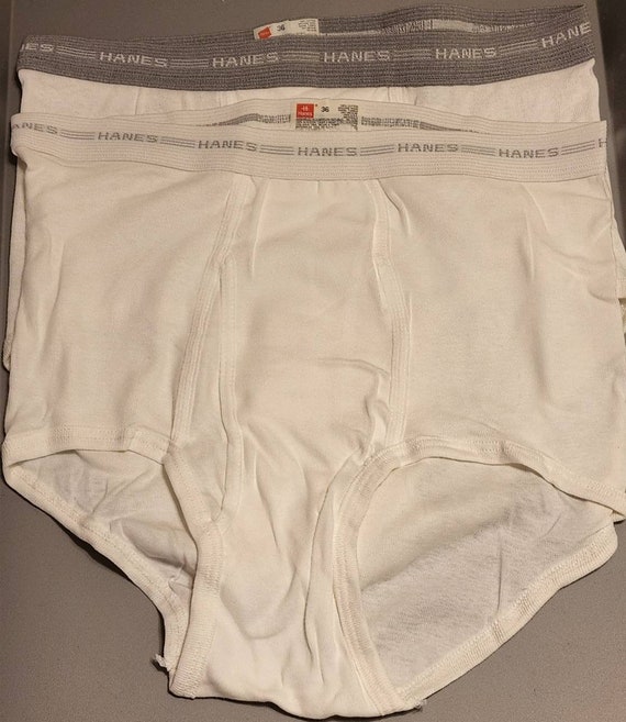 Stafford Men's Full Cut Briefs 100 Cotton 6 Pair Size 44 White Underwater  for sale online