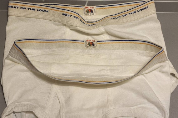 Vintage Lot Of 2 Hanes Mens”Tidy Whities” Briefs~Size XL ~New No Tags