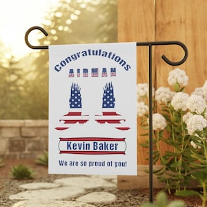 Custom BMT Graduation Yard Sign, Welcome Home Airman Banner, Air Force Basic Training Graduation Decorations