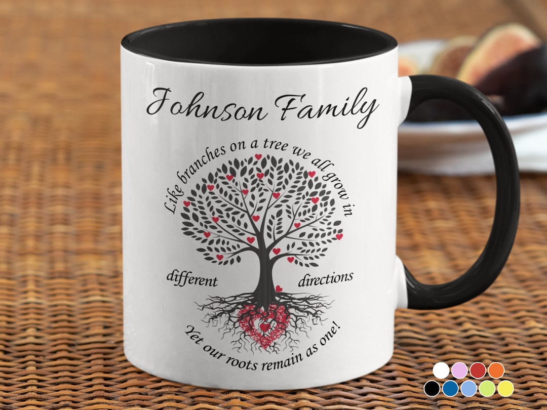Family Reunion Cups Tree of Life Mug Personalized Like Etsy