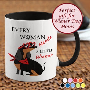 Wiener Dog Mug, Doxy, Sausage Dog Mug, Weenie Dog Gifts, Dachshund Gift for Women, Dachshund Coffee Mug