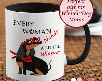 Wiener Dog Mug, Doxy, Sausage Dog Mug, Weenie Dog Gifts, Dachshund Gift for Women, Dachshund Coffee Mug