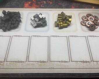 Upgraded Resources and Tokens for Furnace the board game