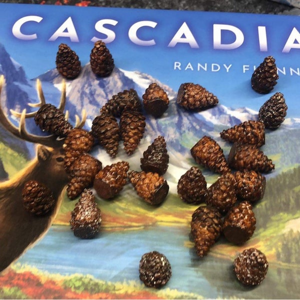 Replacement pine cones for cascadia