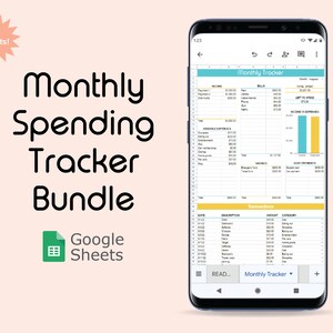 Monthly Spending Tracker Bundle | Sinking Funds Tracker | Debt Snowball Spreadsheet