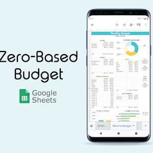 Zero-Based Budget Spreadsheet | Digital Financial Planner